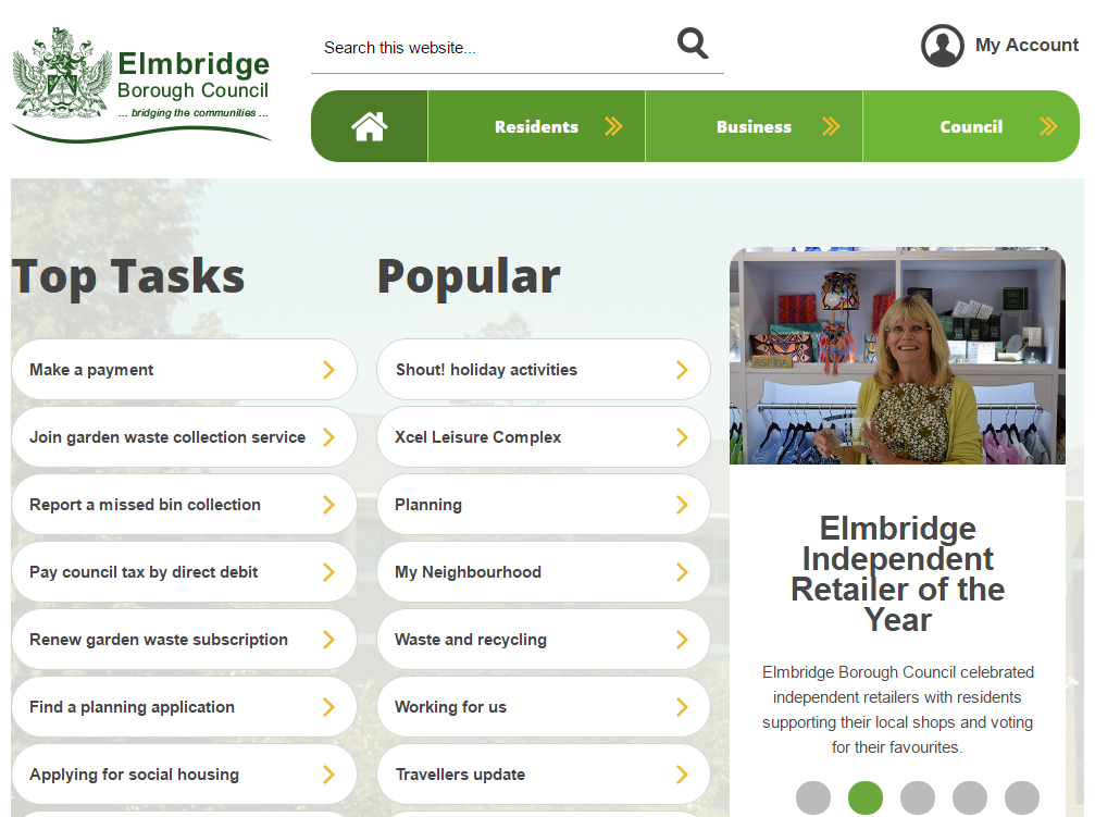 Elmbridge Homepage