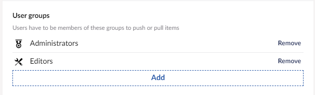 The new user group picker, is just one of may UI tweaks in this release
