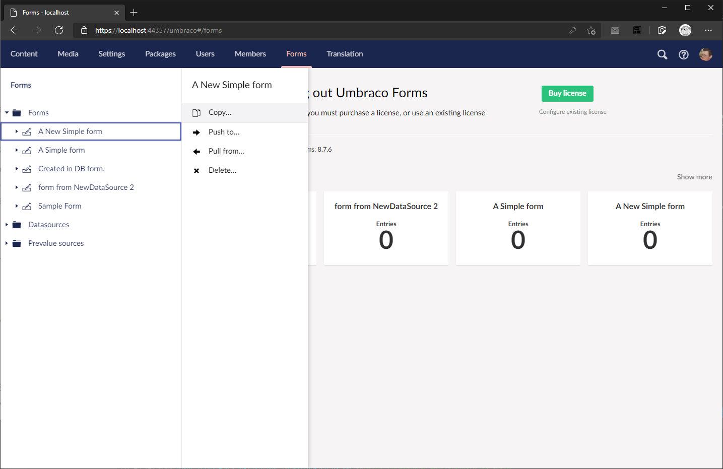 Coming soon! Push and pull Umbraco forms